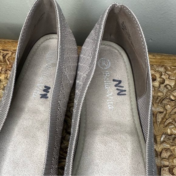 Bella Vita Mireya Taupe Pointed Toe Ballet Flats sz12 - Picture 5 of 7
